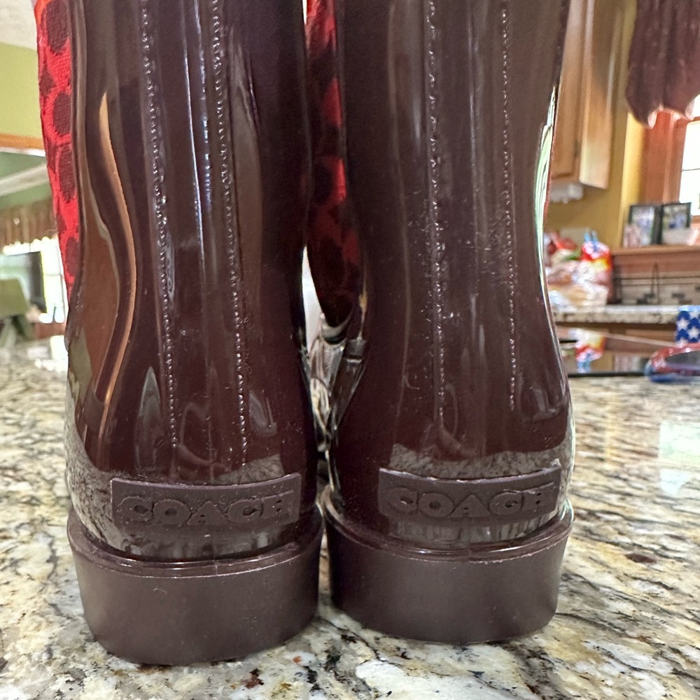 COACH Chelsea Rain Boots - Picture 6 of 8